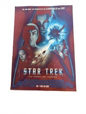 Star Trek 2009 German Die Zukunft Hat Begonnen Fabric Mini Poster